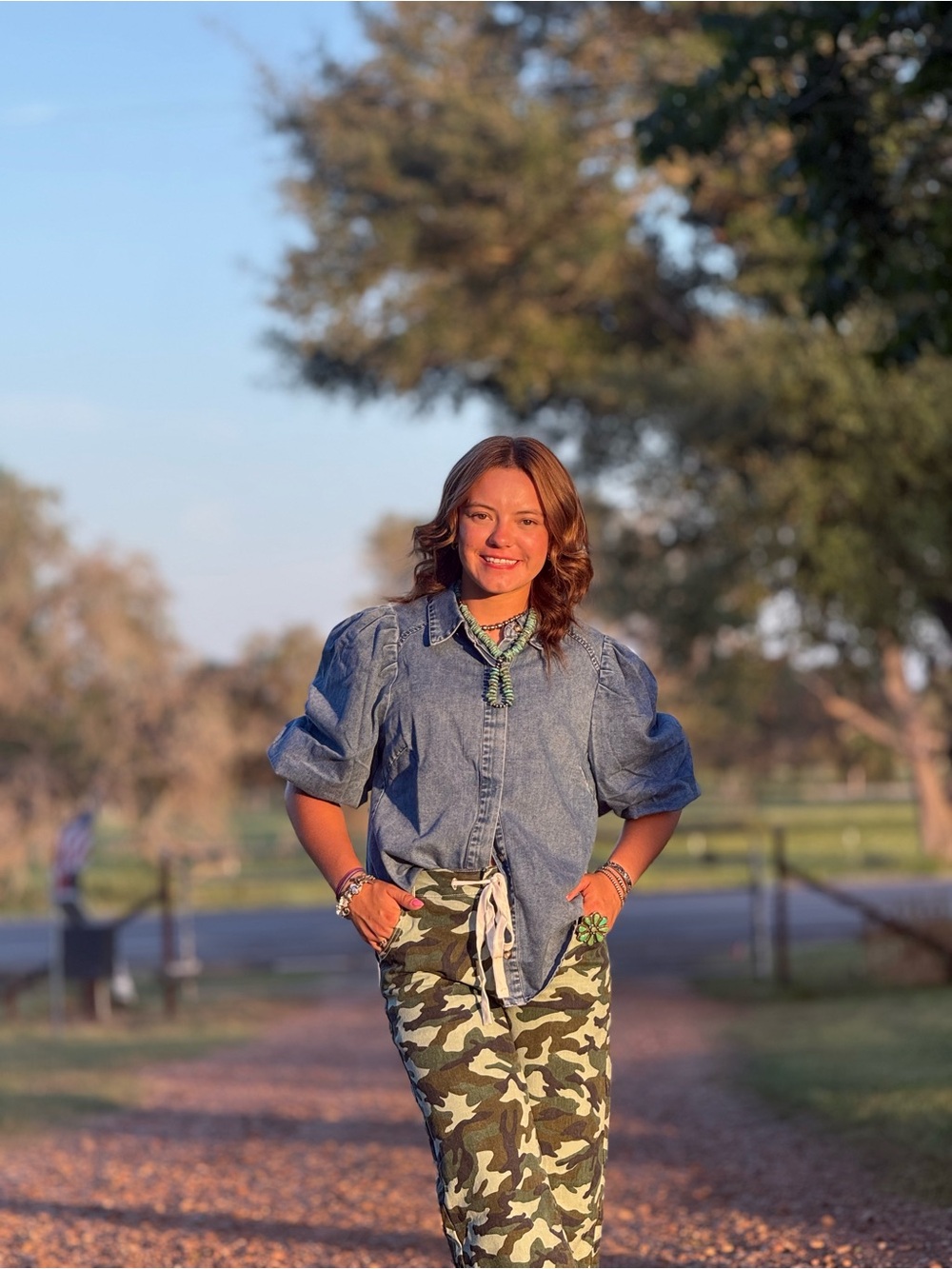 Dakota camo jeans